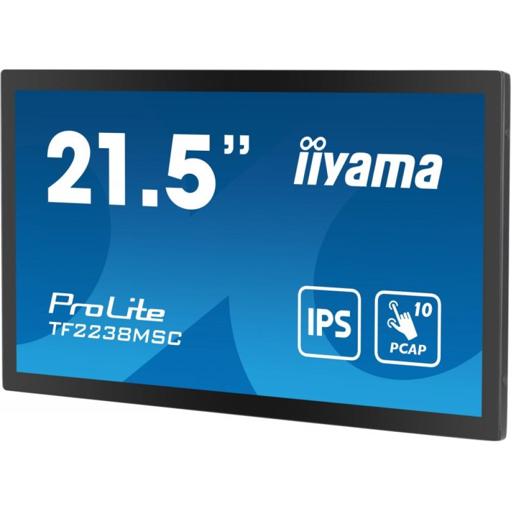 iiyama - TF2238MSC-B1 pantalla para PC 53,3 cm (21") 1920 x 1080 Pixeles Full HD LED Pantalla táctil Negro