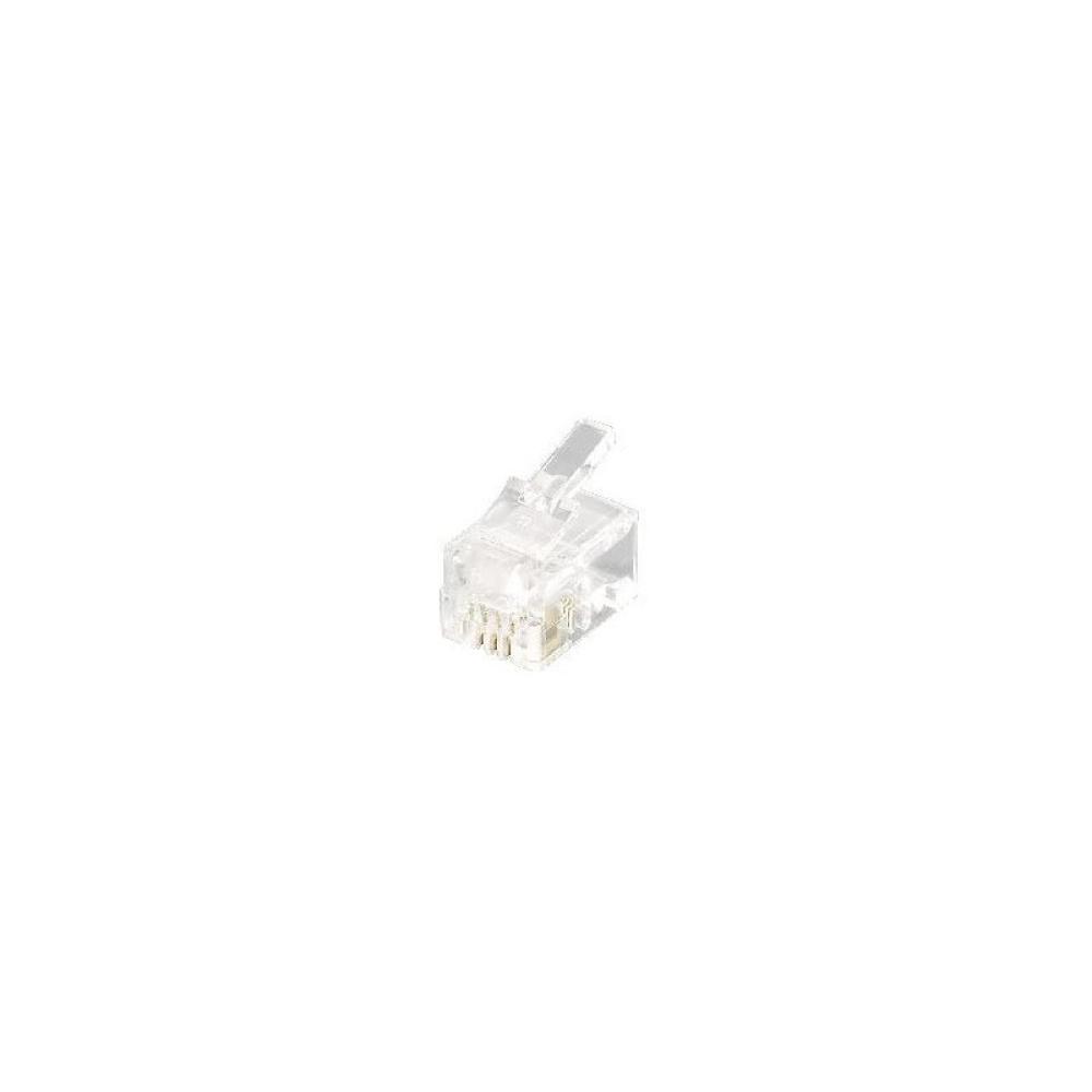 Equip - 121111 conector RJ-11 (4P4C) Transparente