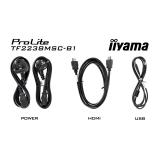 iiyama - TF2238MSC-B1 pantalla para PC 53,3 cm (21") 1920 x 1080 Pixeles Full HD LED Pantalla táctil Negro