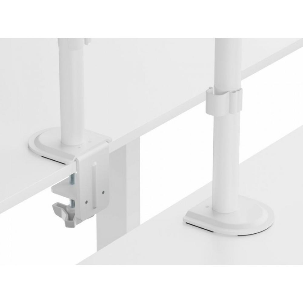 Equip - Soporte de escritorio articulado para monitor de 17«-32», blanco