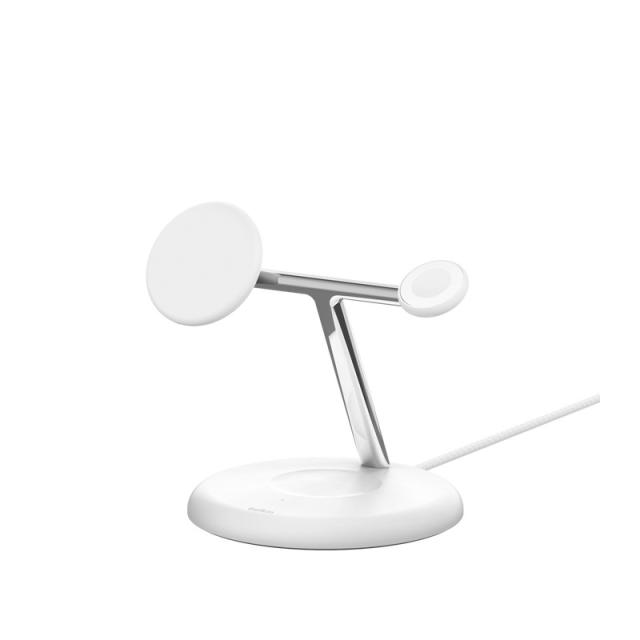 Belkin - WIZ023VFWH cargador de dispositivo móvil Auriculares, Smartphone, Reloj inteligente Blanco USB Cargador inalámbrico Int