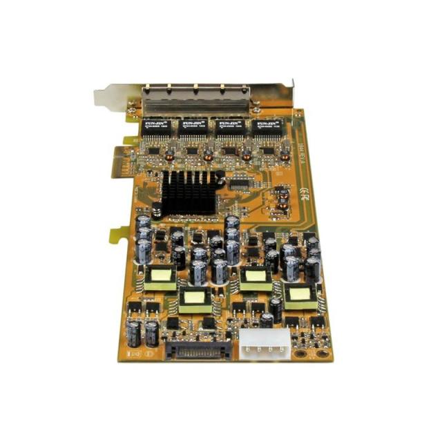 StarTech.com - Tarjeta PCI Express de Red Ethernet Gigabit con 4 Puertos RJ45 PoE Power over Ethernet