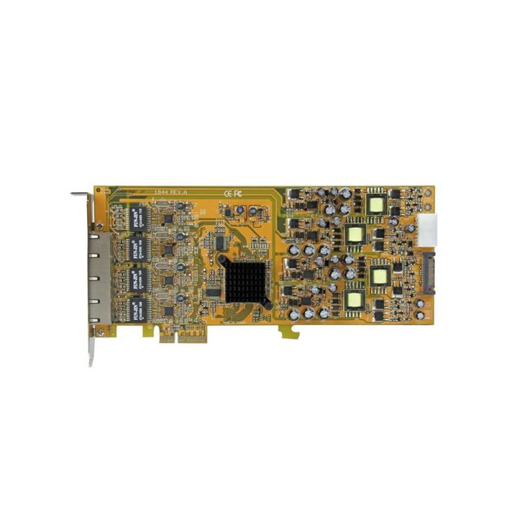StarTech.com - Tarjeta PCI Express de Red Ethernet Gigabit con 4 Puertos RJ45 PoE Power over Ethernet
