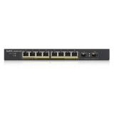 Zyxel - GS1900-10HP Gestionado L2 Gigabit Ethernet (10/100/1000) Energía sobre Ethernet (PoE) 1U Negro