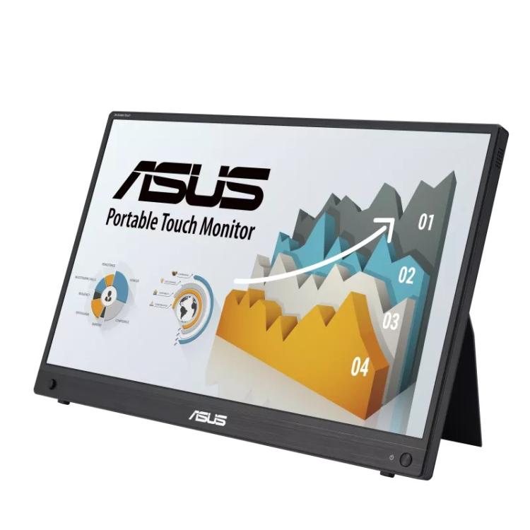 ASUS - ZenScreen MB16AMTR pantalla para PC 39,6 cm (15.6") 1920 x 1080 Pixeles Full HD LCD Pantalla táctil Negro
