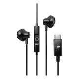 Energy Sistem - EasyPods Auriculares Alámbrico Dentro de oído Llamadas/Música USB Tipo C Negro