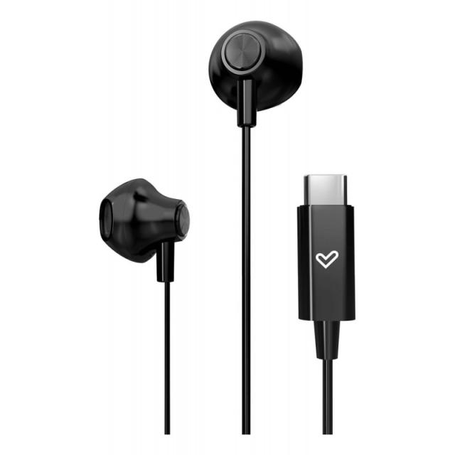 Energy Sistem - EasyPods Auriculares Alámbrico Dentro de oído Llamadas/Música USB Tipo C Negro
