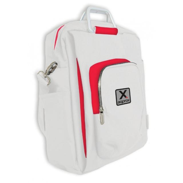 Approx - appNBST15x maletines para portátil 39,6 cm (15.6") Mochila bandolera Rojo, Blanco