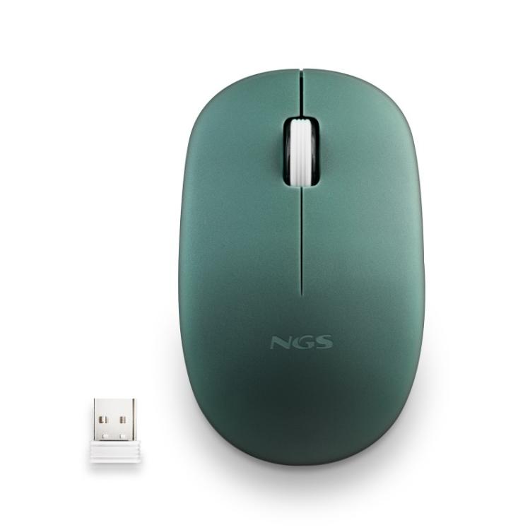 NGS - FOG PRO ratón Oficina Ambidextro RF inalámbrico Óptico 1000 DPI - NGS-MOUSE-1371