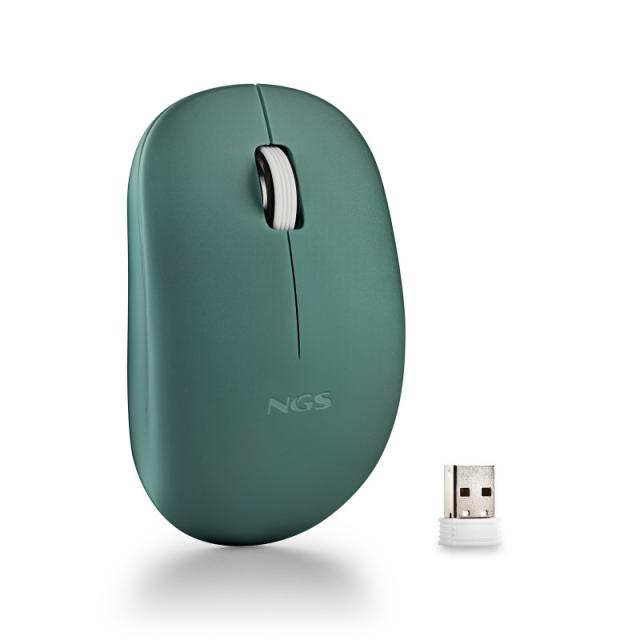 NGS - FOG PRO ratón Oficina Ambidextro RF inalámbrico Óptico 1000 DPI - NGS-MOUSE-1371