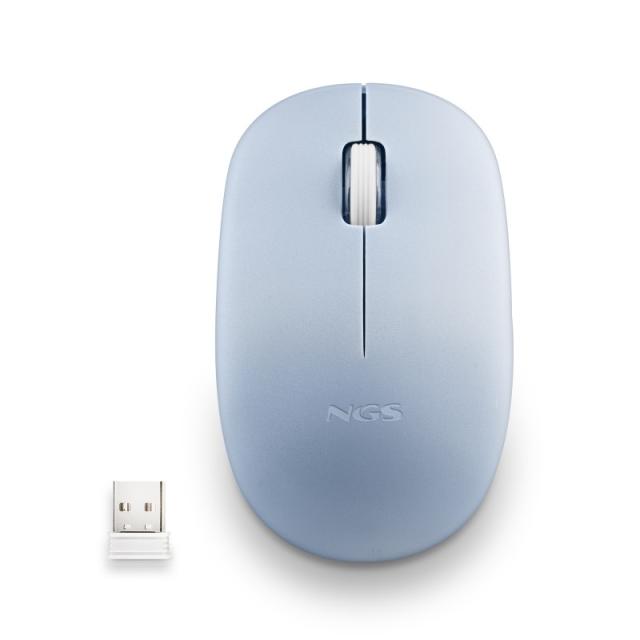 NGS - FOG PRO ratón Oficina Ambidextro RF inalámbrico Óptico 1000 DPI - NGS-MOUSE-1369