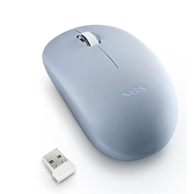 NGS - FOG PRO ratón Oficina Ambidextro RF inalámbrico Óptico 1000 DPI - NGS-MOUSE-1369