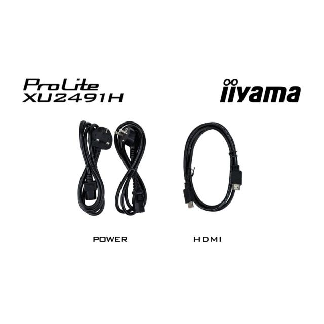 iiyama - ProLite XU2491H-B1 pantalla para PC 60,5 cm (23.8") 1920 x 1080 Pixeles Full HD LED Negro