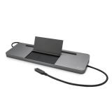 i-tec - Metal SB-C Ergonomic 4K 3x Display Docking Station with Power Delivery 85 W + Universal Charger 100 W