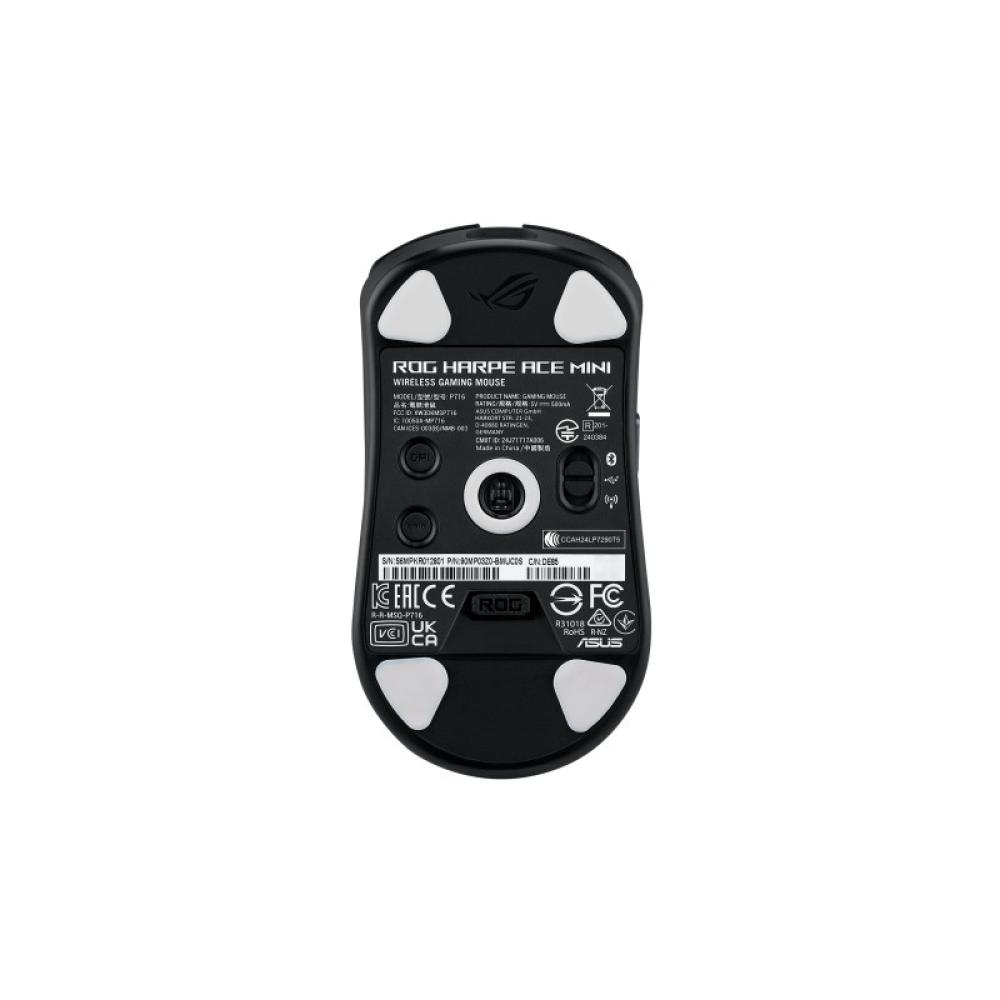 ASUS - ROG Harpe Ace Mini ratón Juego Ambidextro RF Wireless + Bluetooth + USB Type-C Óptico 42000 DPI - 90MP03Z0-BMUA00