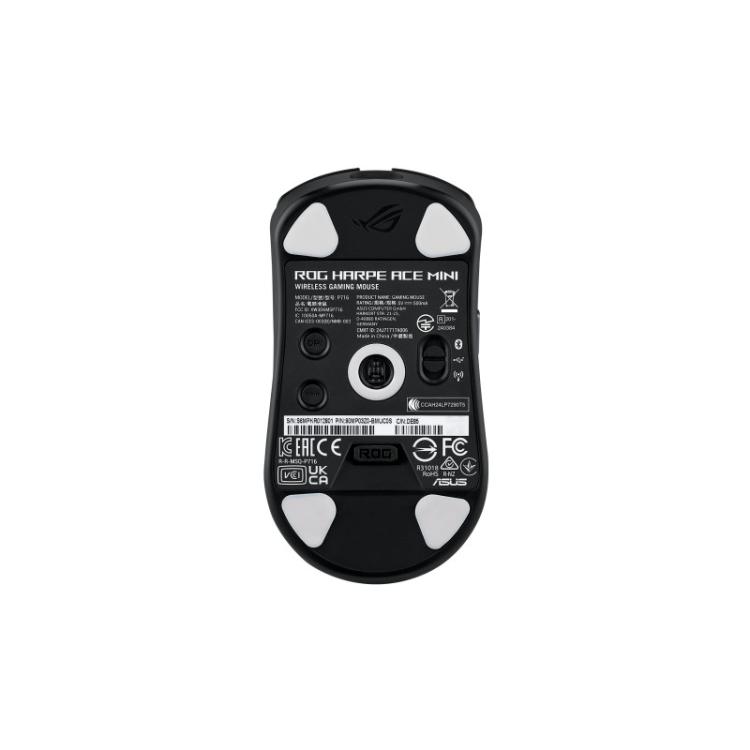 ASUS - ROG Harpe Ace Mini ratón Juego Ambidextro RF Wireless + Bluetooth + USB Type-C Óptico 42000 DPI - 90MP03Z0-BMUA00