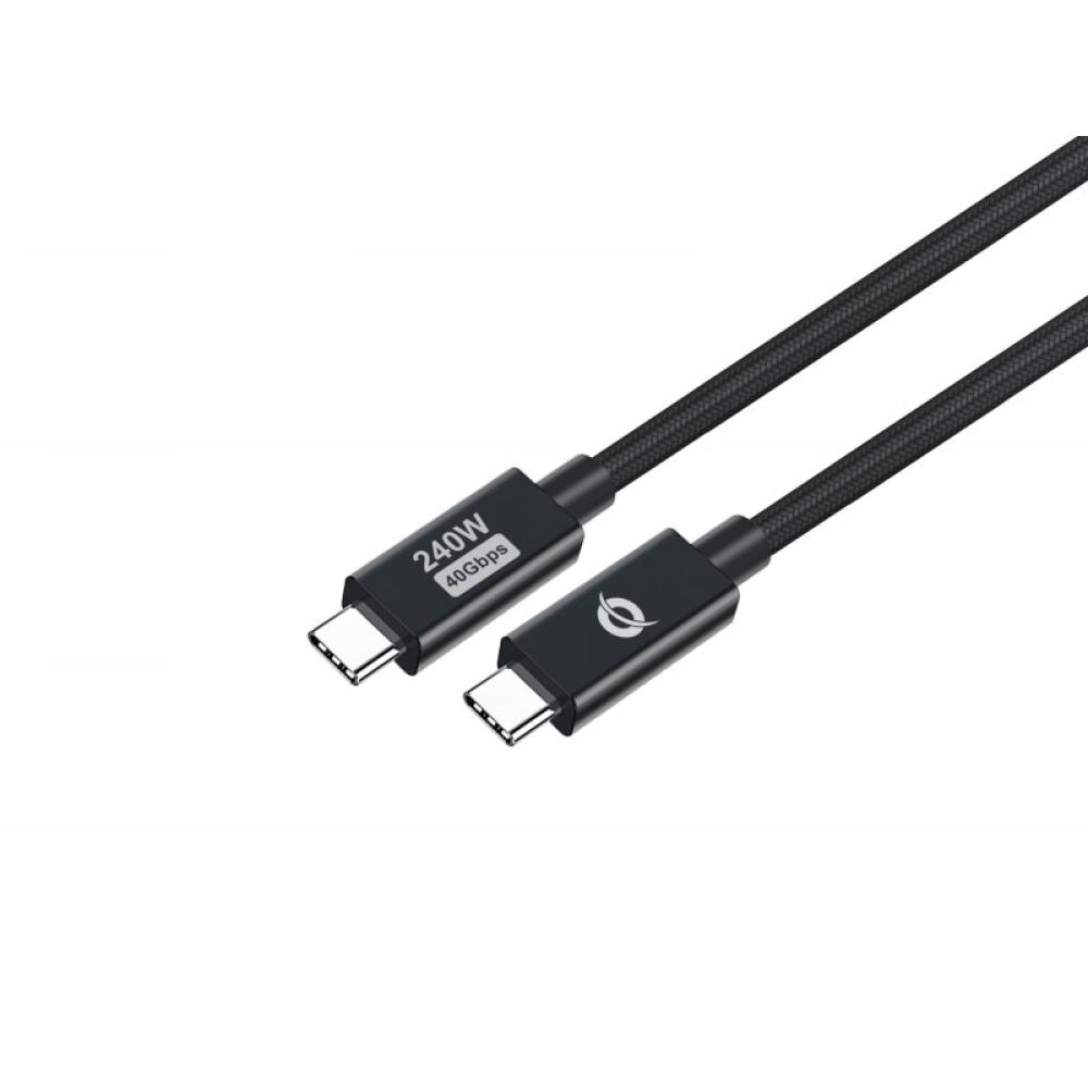 Conceptronic - ETTA04B20 cable USB USB4 Gen 3x2 2 m USB C Negro