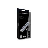 Conceptronic - HUBBIES20G hub de interfaz USB 3.2 Gen 1 (3.1 Gen 1) Type-C 5000 Mbit/s Gris