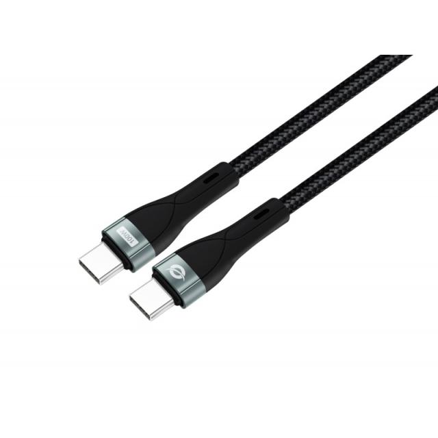 Conceptronic - ETTA01B12 cable USB USB 2.0 1,2 m USB C Negro