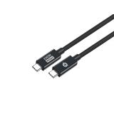 Conceptronic - ETTA04B12 cable USB USB4 Gen 3x2 1,2 m USB C Negro
