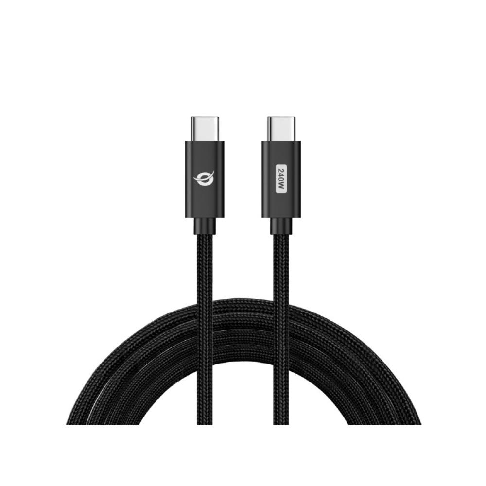 Conceptronic - ETTA03B12 cable USB USB 2.0 1,2 m USB C Negro