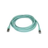 StarTech.com - Cable de 3m de Red Ethernet RJ45 Cat6a Blindado STP - Cable sin Enganche Snagless - Aguamarina