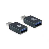 Conceptronic - DONN03G cambiador de género para cable USB 3.1 Gen 1 Type-C USB 3.1 Gen 1 Type-A Negro