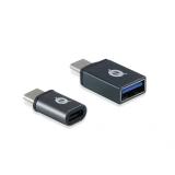 Conceptronic - DONN04G cambiador de género para cable USB 3.1 Gen 1 Type-C, USB 2.0 Type-C USB 3.1 Gen 1 Type-A, USB 2.0 Micro N