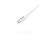 Equip - 128361 Cable USB 3.2 Gen 1 C a C, M/M , 1,0m, PD 60W, 5Gbps, Blanco