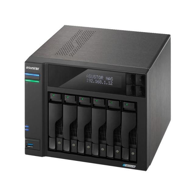 Asustor - LOCKERSTOR 6 NAS Escritorio Ethernet Negro N5105
