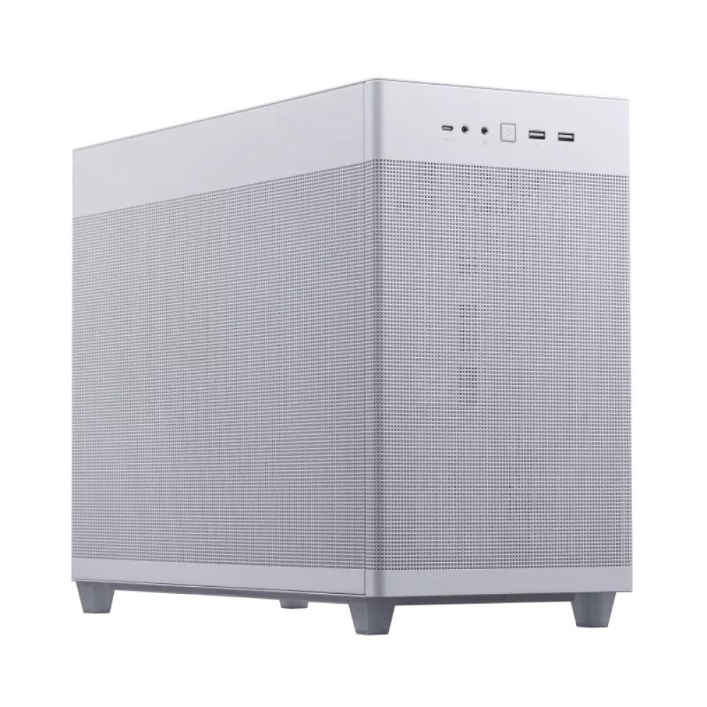 ASUS - PRIME AP201 CASE TG WHITE Mini Tower Blanco