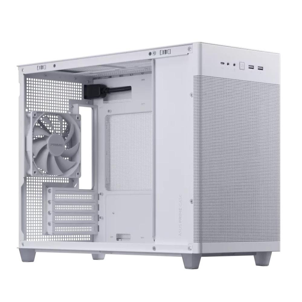 ASUS - PRIME AP201 CASE TG WHITE Mini Tower Blanco