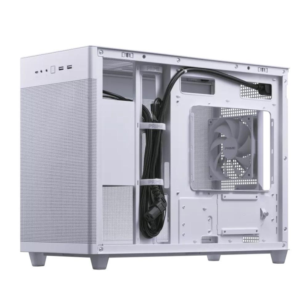ASUS - PRIME AP201 CASE TG WHITE Mini Tower Blanco
