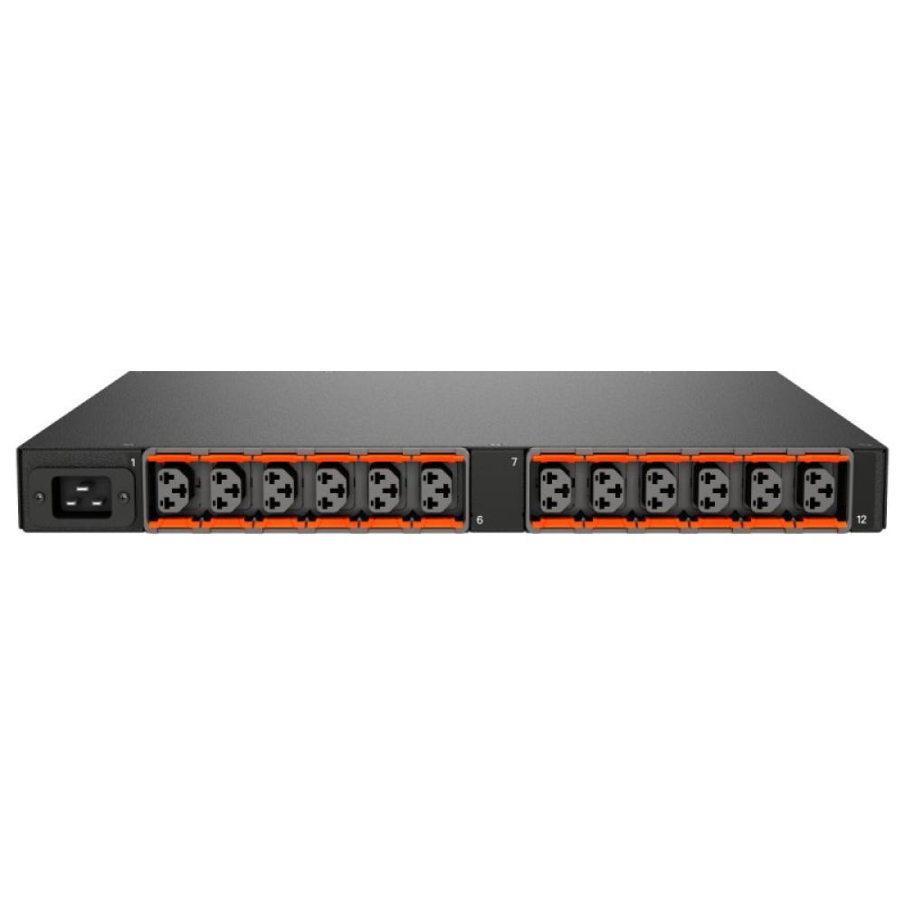 Vertiv - Geist MUU3E1R5-12CF17-2C20A9H00-S unidad de distribución de energía (PDU) 12 salidas AC 0U Negro