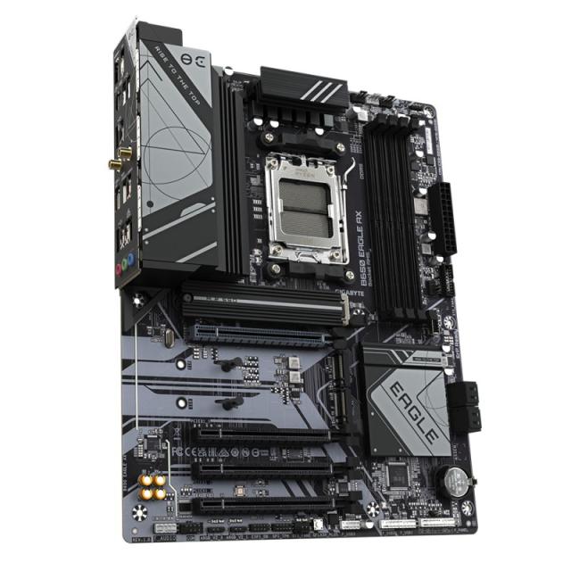 GIGABYTE - B650 EAGLE AX Placa base - AMD Ryzen serie 9000, VRM de 12+2+2 fases, hasta 7600 MHz DDR5 (OC), 1xPCIe 5.0 + 2xPCIe 4