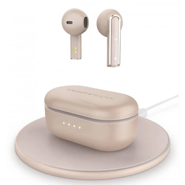 Energy Sistem - Style 4 Auriculares True Wireless Stereo (TWS) Dentro de oído Llamadas/Música USB Tipo C Bluetooth Oro rosa