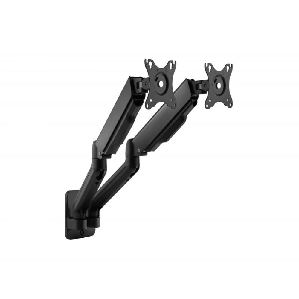Equip - Soporte de pared para monitor doble de 17"-32