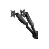 Equip - Soporte de pared para monitor doble de 17"-32