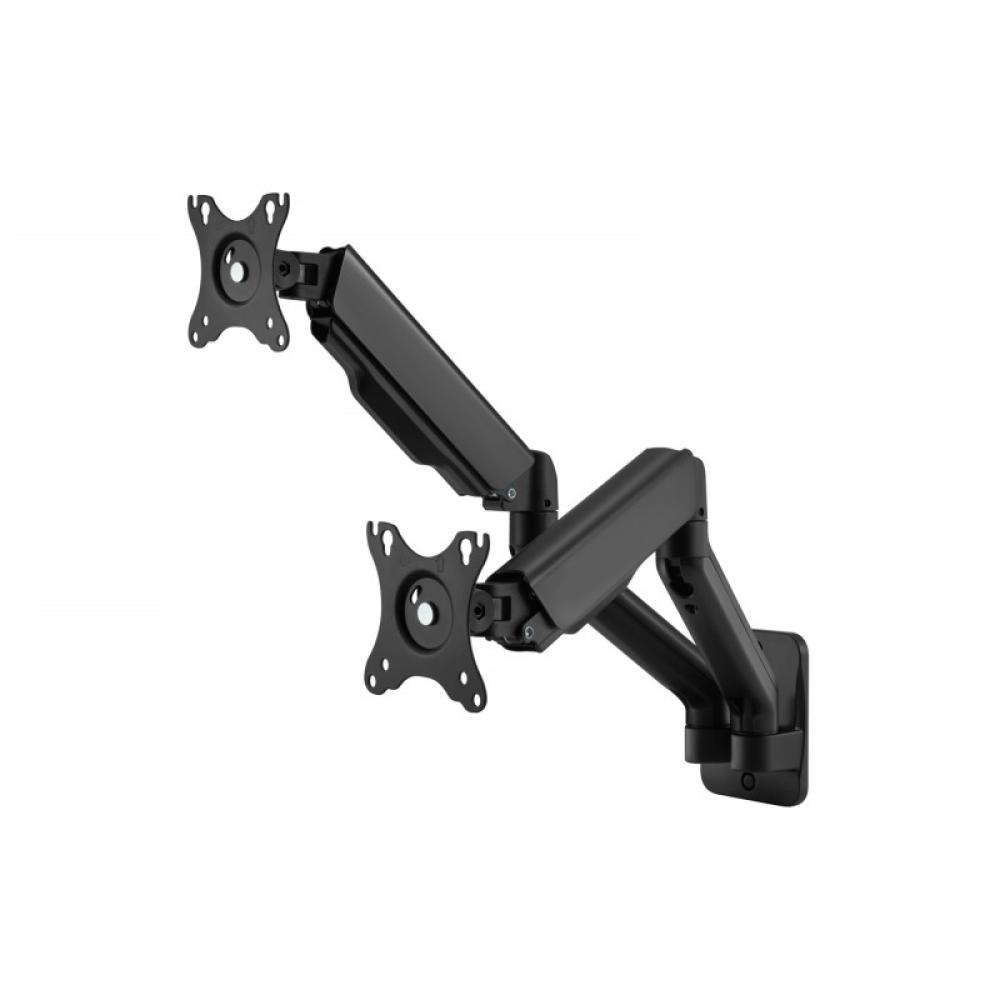 Equip - Soporte de pared para monitor doble de 17"-32