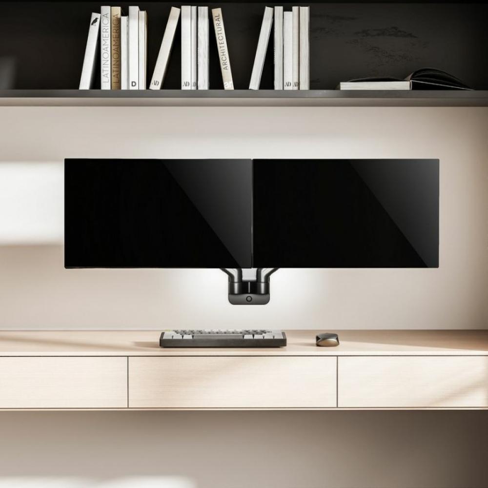 Equip - Soporte de pared para monitor doble de 17"-32
