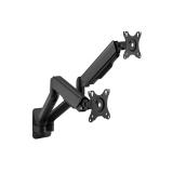 Equip - Soporte de pared para monitor doble de 17"-32