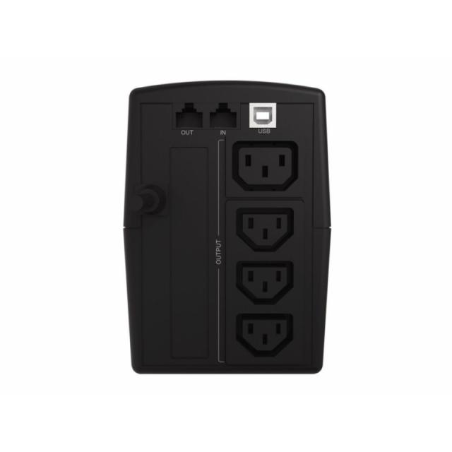 Conceptronic - ZEUS07E sistema de alimentación ininterrumpida (UPS) Línea interactiva 1 kVA 600 W 4 salidas AC