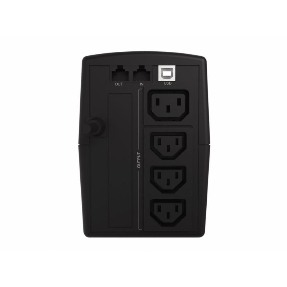 Conceptronic - ZEUS07E sistema de alimentación ininterrumpida (UPS) Línea interactiva 1 kVA 600 W 4 salidas AC