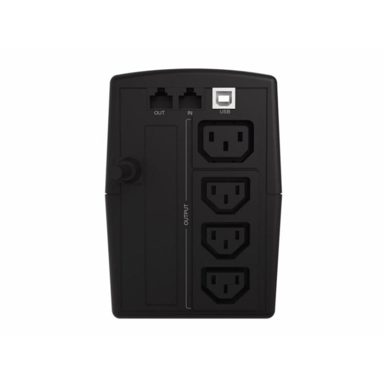 Conceptronic - ZEUS07E sistema de alimentación ininterrumpida (UPS) Línea interactiva 1 kVA 600 W 4 salidas AC