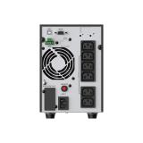 Conceptronic - ZEUS52E2K sistema de alimentación ininterrumpida (UPS) Doble conversión (en línea) 2 kVA 1800 W 6 salidas AC