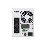 Conceptronic - ZEUS52E1K sistema de alimentación ininterrumpida (UPS) Doble conversión (en línea) 1 kVA 900 W 4 salidas AC