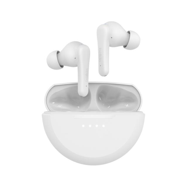 Belkin - SoundForm Rhythm Auriculares Inalámbrico Dentro de oído Llamadas/Música MicroUSB Bluetooth Blanco