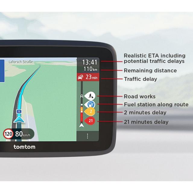 TomTom - GO Classic navegador Fijo 17,8 cm (7") Pantalla táctil Negro