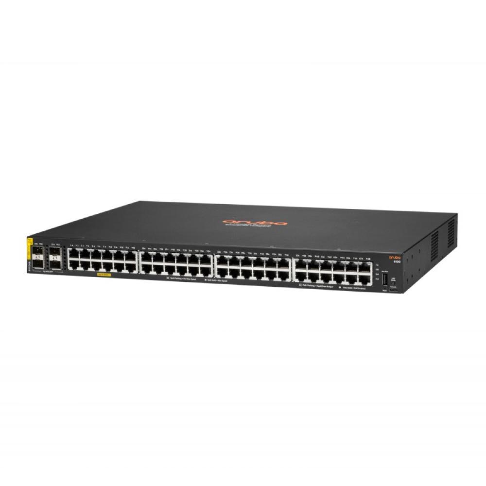 HPE - Aruba Networking CX 6100 48G Class4 PoE 4SFP+ 740W Gestionado L3 Gigabit Ethernet (10/100/1000) Energía sobre Ethernet (Po