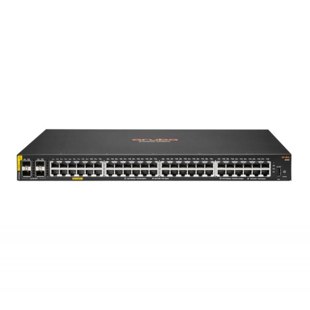 HPE - Aruba Networking CX 6100 48G Class4 PoE 4SFP+ 740W Gestionado L3 Gigabit Ethernet (10/100/1000) Energía sobre Ethernet (Po